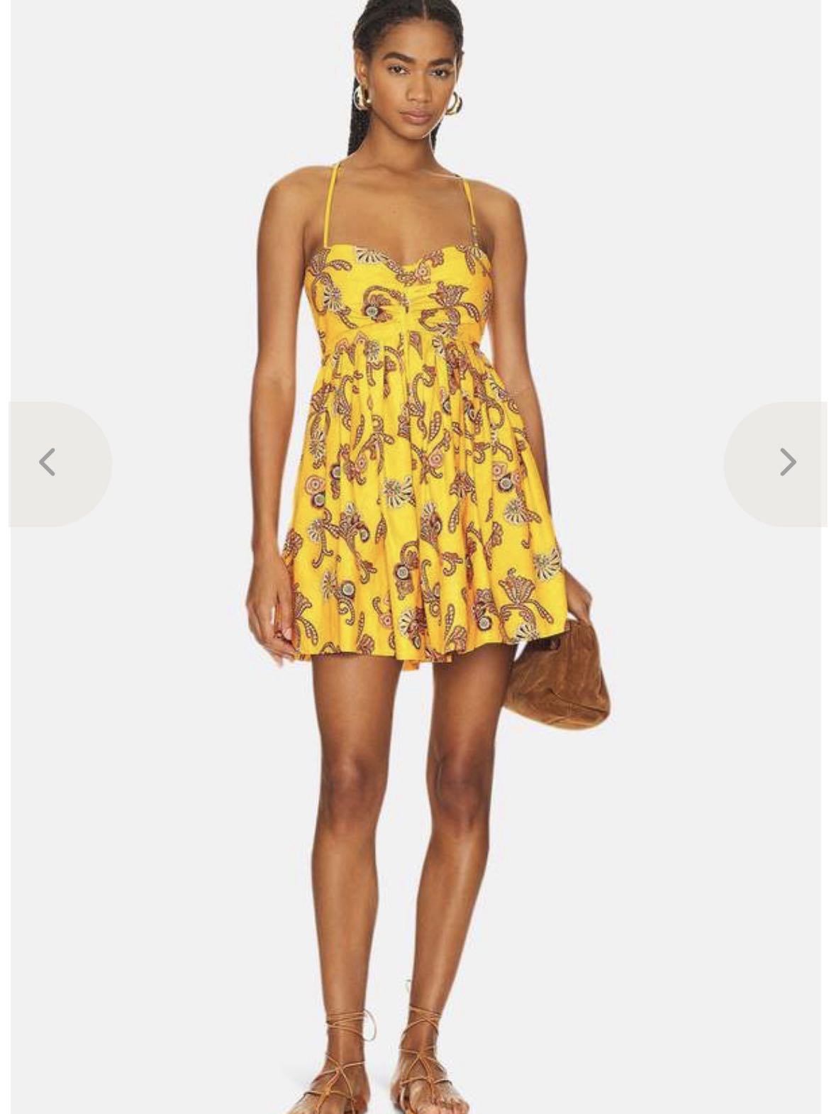 Ambrose Criss-cross open back mini dress