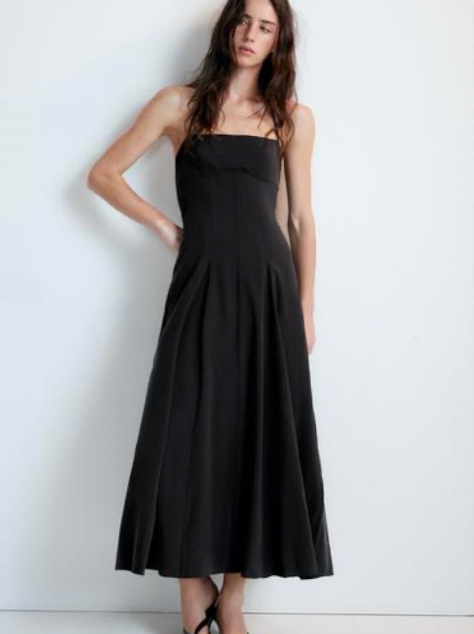 Black maxi dress