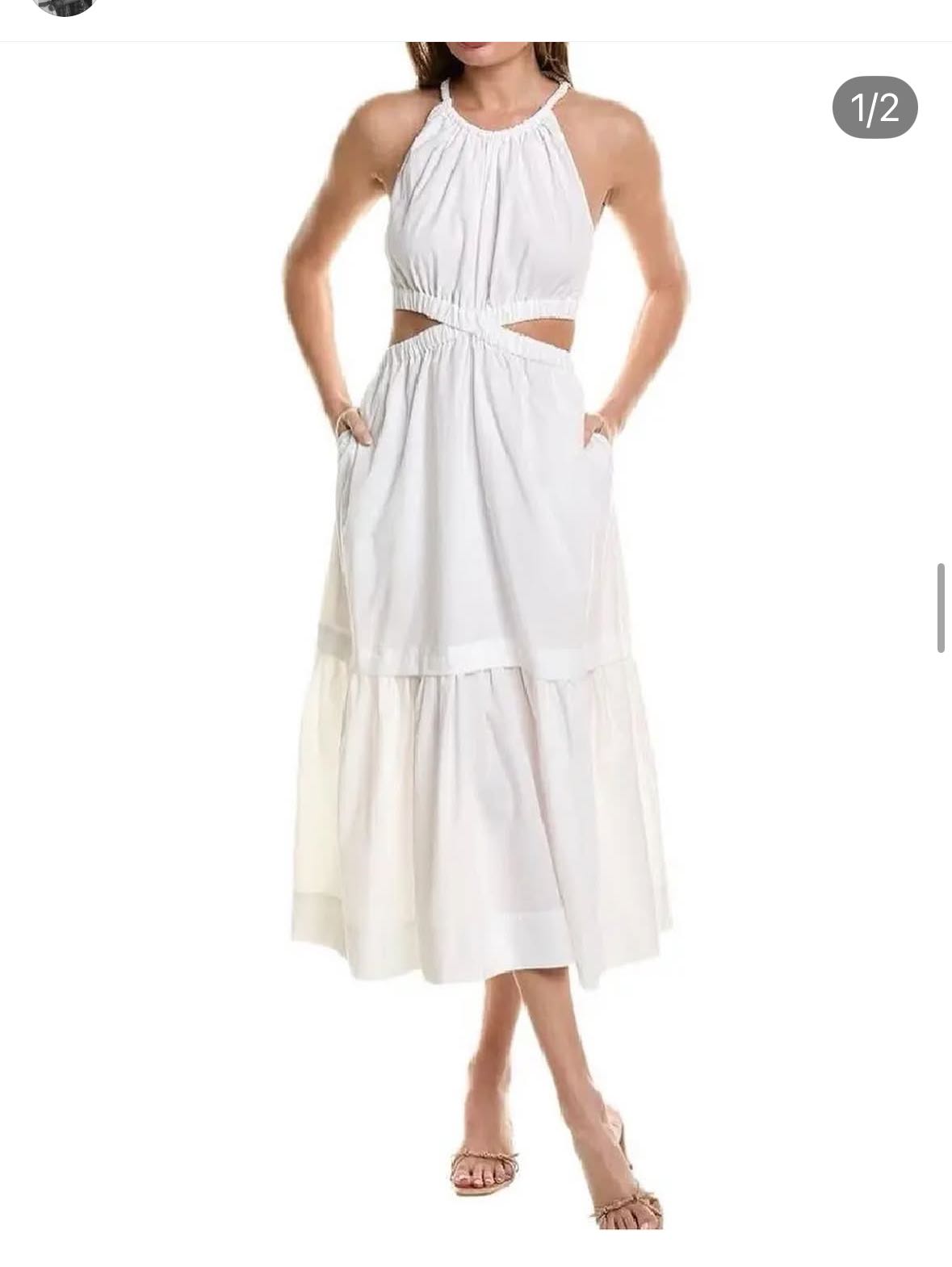 Maxi cut out dress
