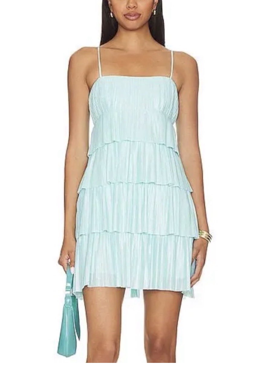 Hila dress in baby blue