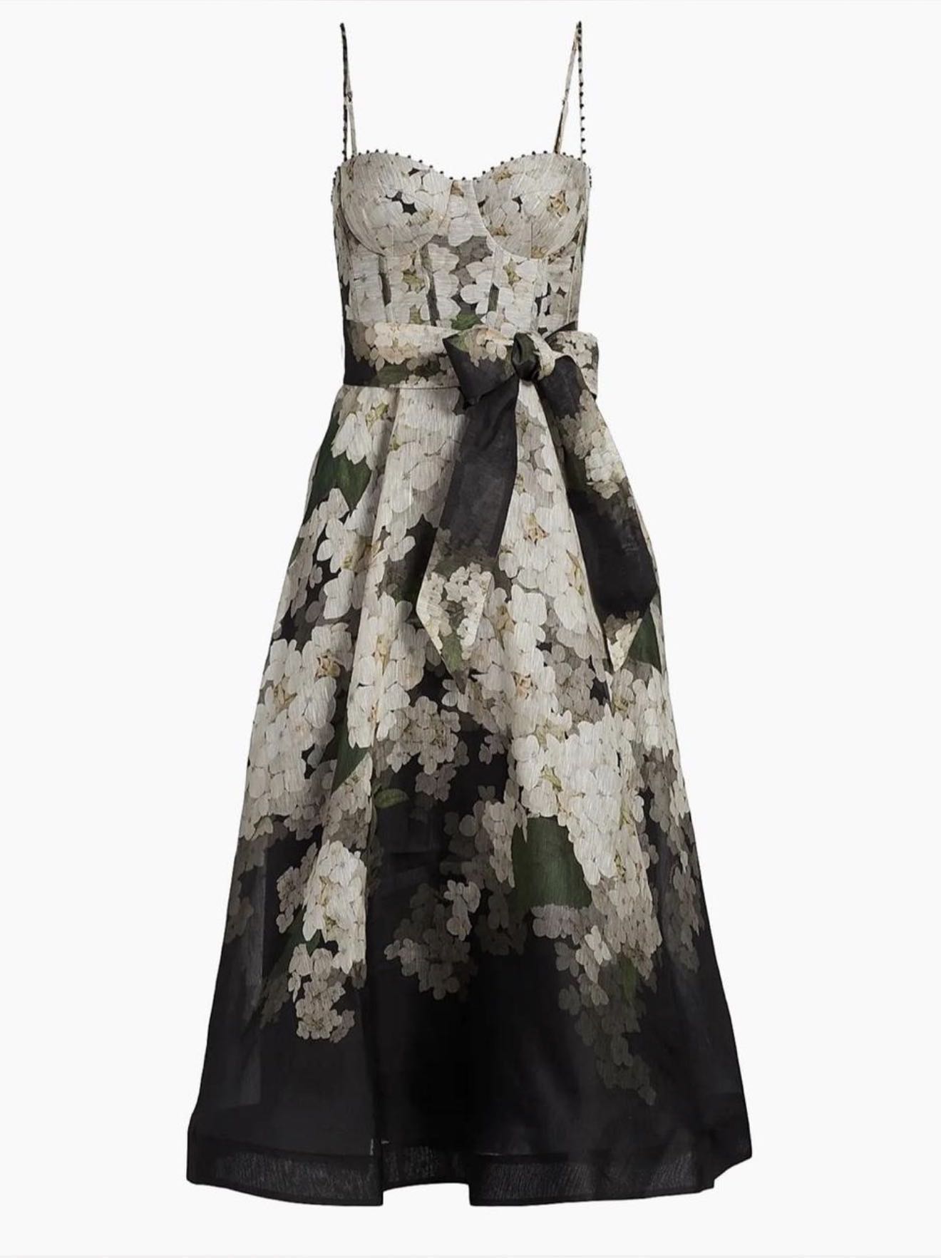 Zimmermann Dress Black Hydrangea