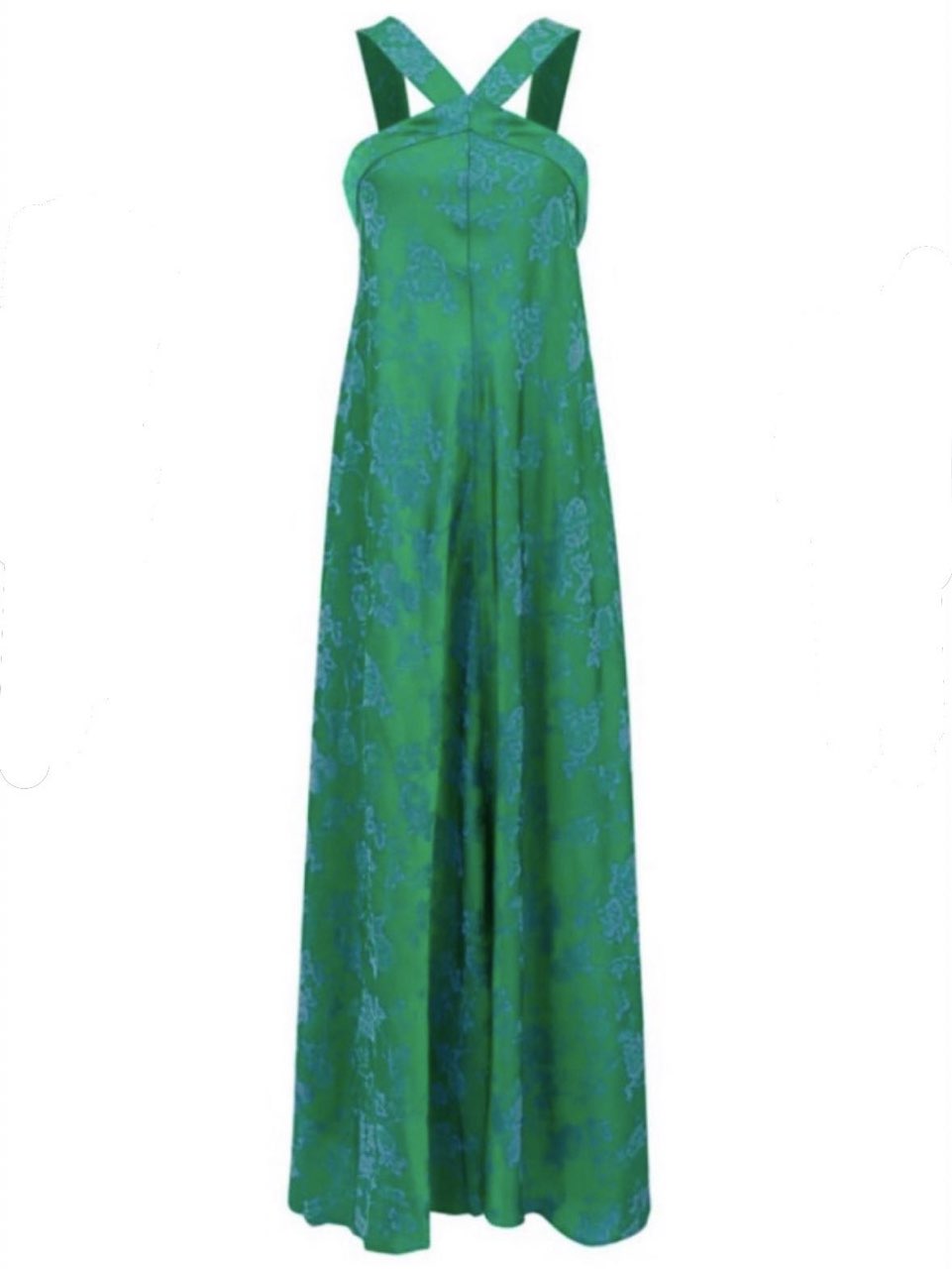 FRNCH Angelique Long Dress — Emeraude