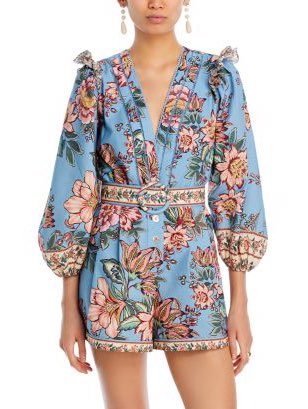 Farm Rio Wonderful Bouquet Romper