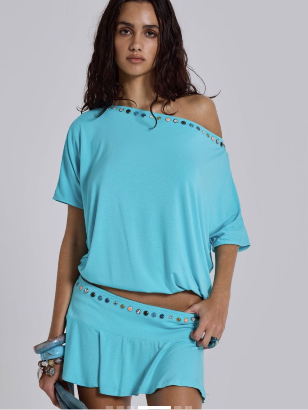 Blue Two-Piece Set
