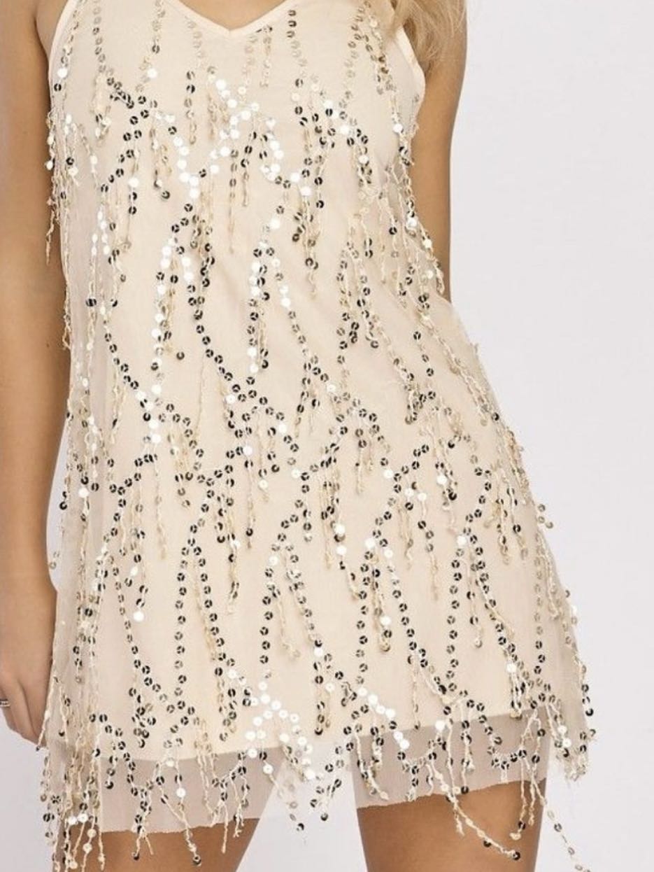 Sequin Mini Dress