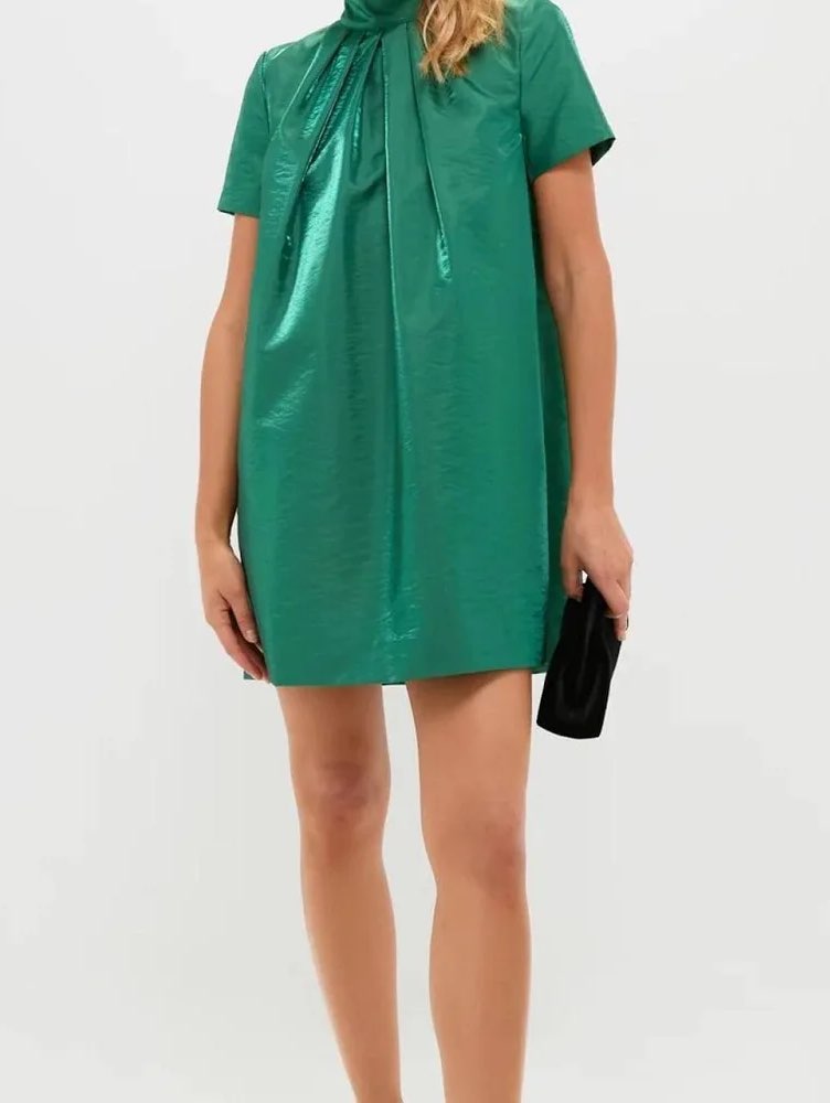 Green Bow Dress
