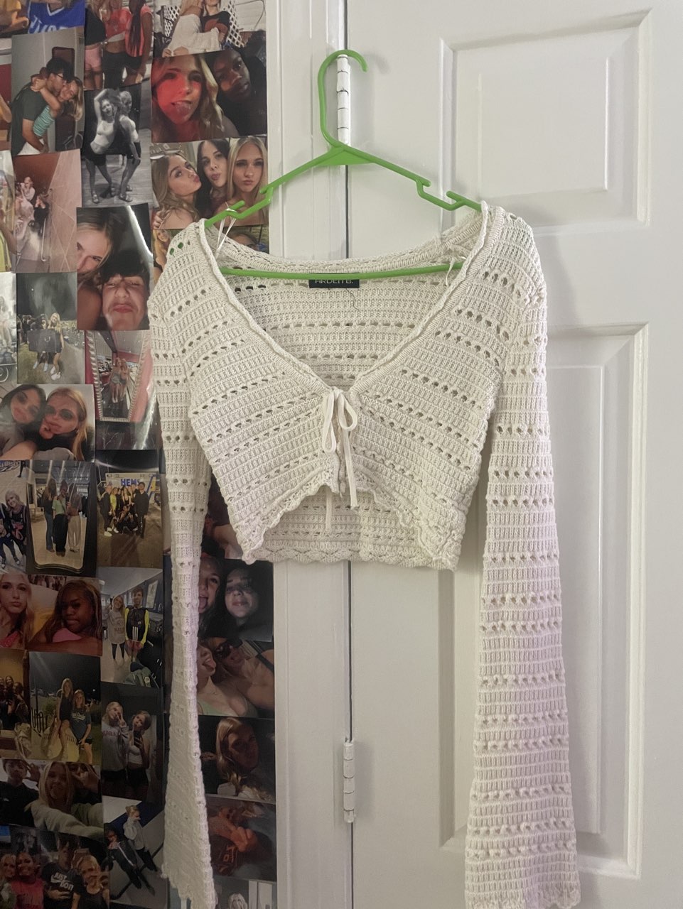 Cream Crochet Top