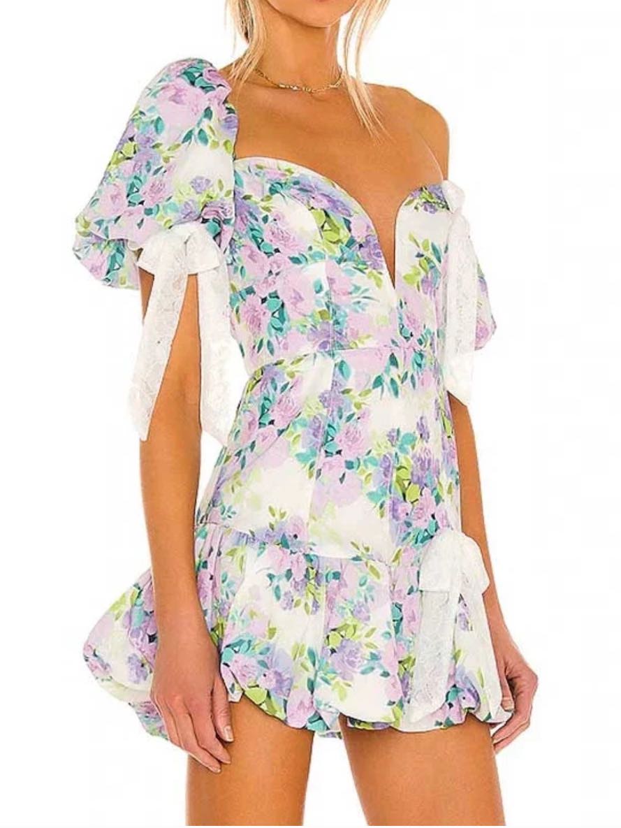 Alice Mini Dress in Lavendar