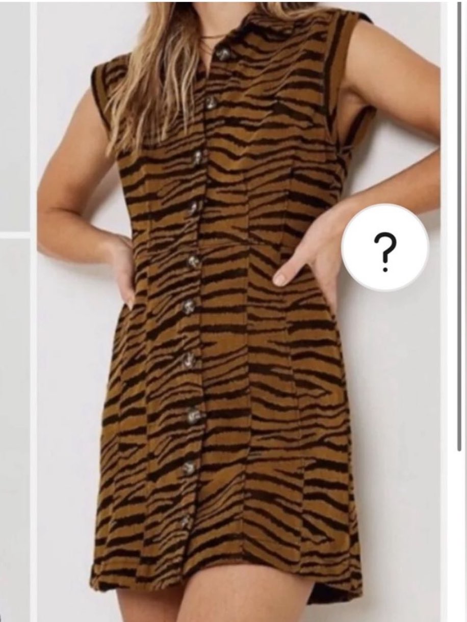 Tiger Print Dress