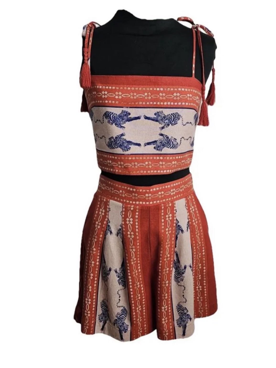 Patterned Two-Piece Set
