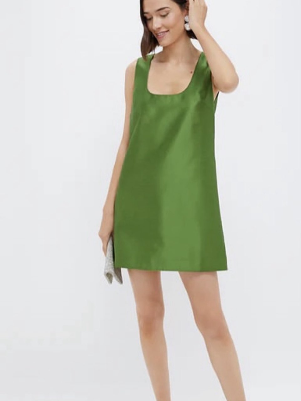 Tuckernuck Green Dupioni Mollie Dress