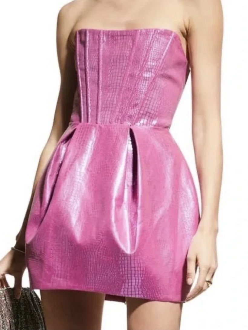Bronx and Banco Maraya Pink Mini Dress