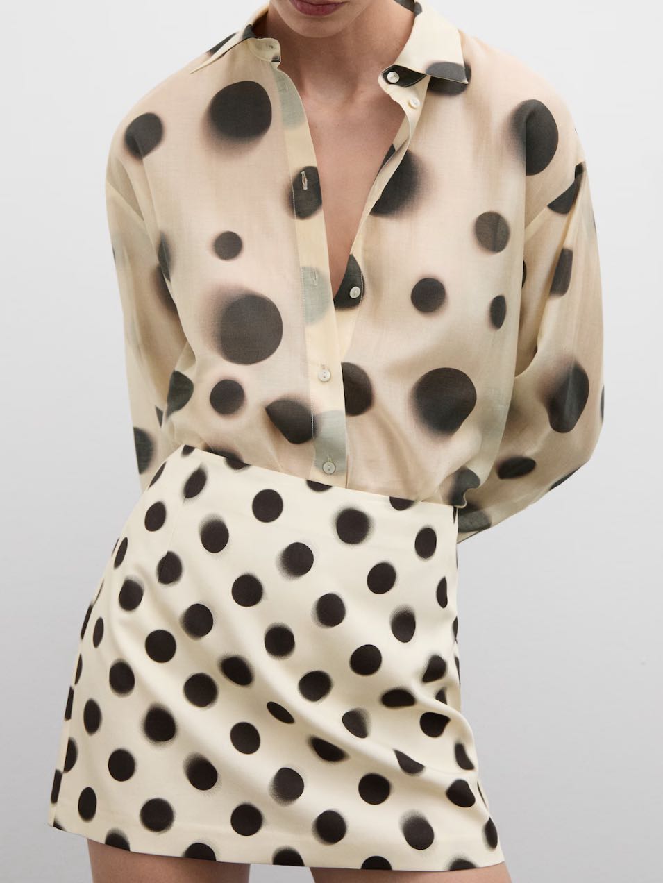 2 piece polka dot set