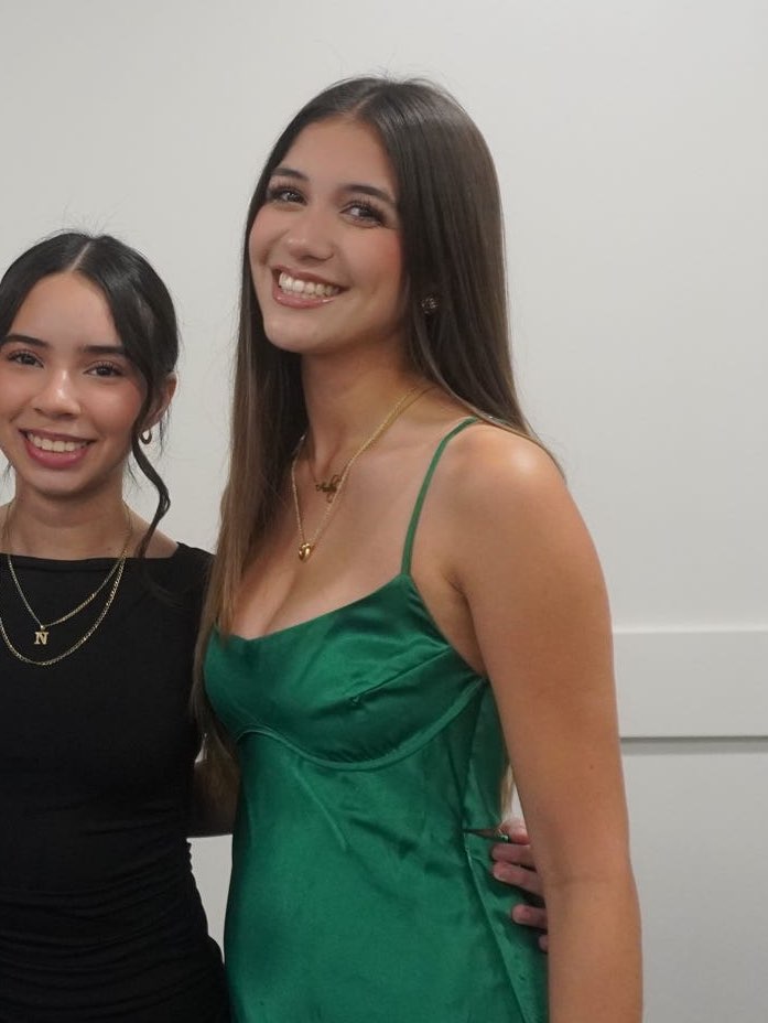 Emerald Green Satin Slip Dress