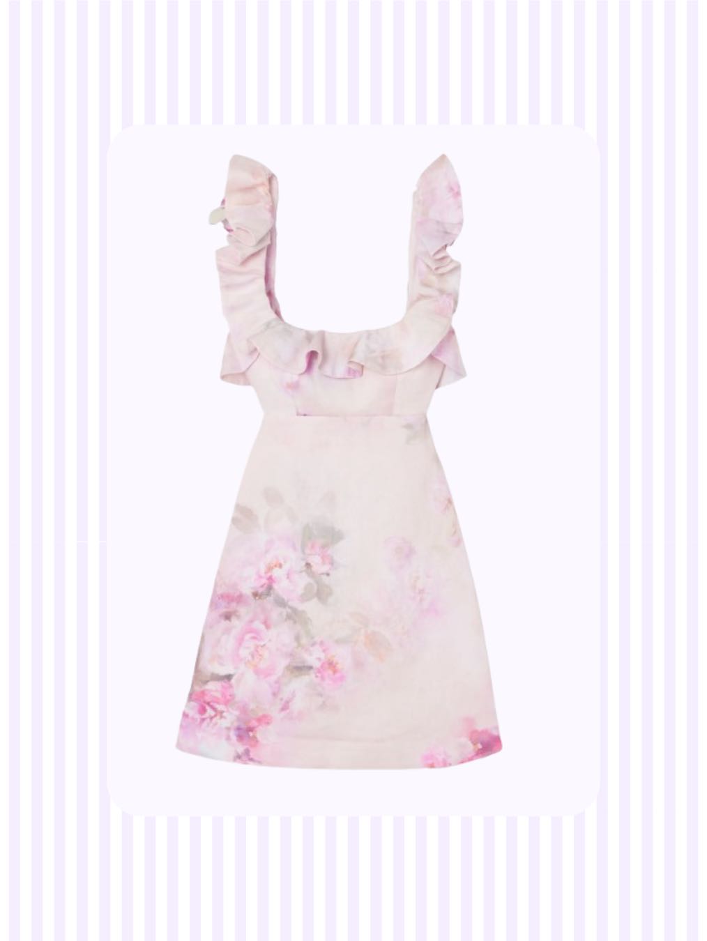 Floral Ruffle Mini Dress