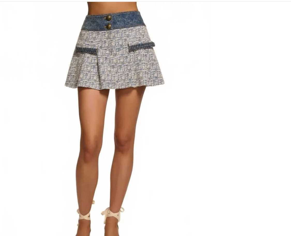 Ramy Brook Jessie tweed mini