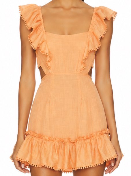 loveliest gal dress in orange