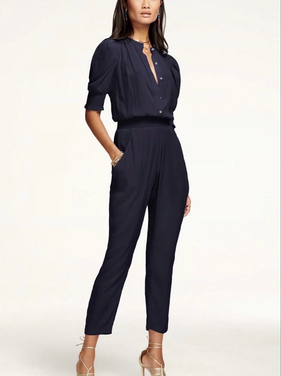 Ramy Brook Navy Jumpsuit
