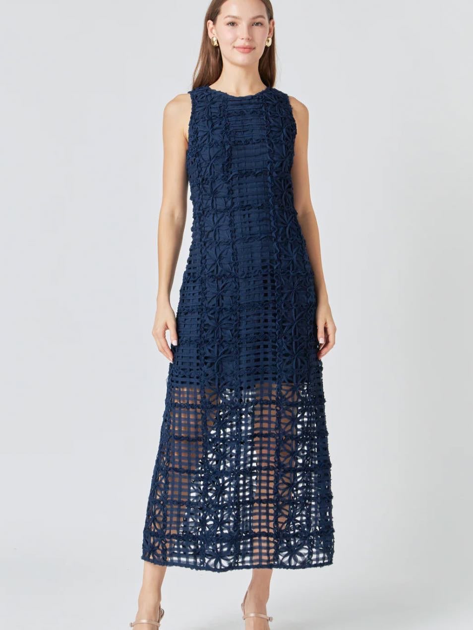 Endless Rose Navy MIDI dress