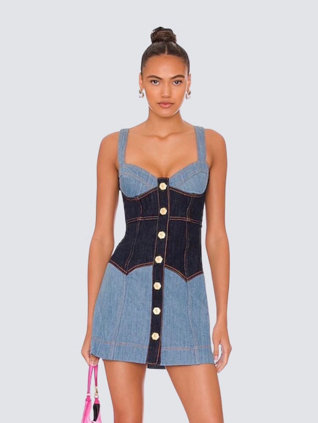 Alice McCall two tone denim dress