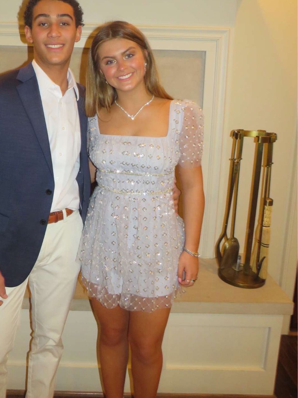 Self-Portrait Cluster Sequin Tiered Mini Dress