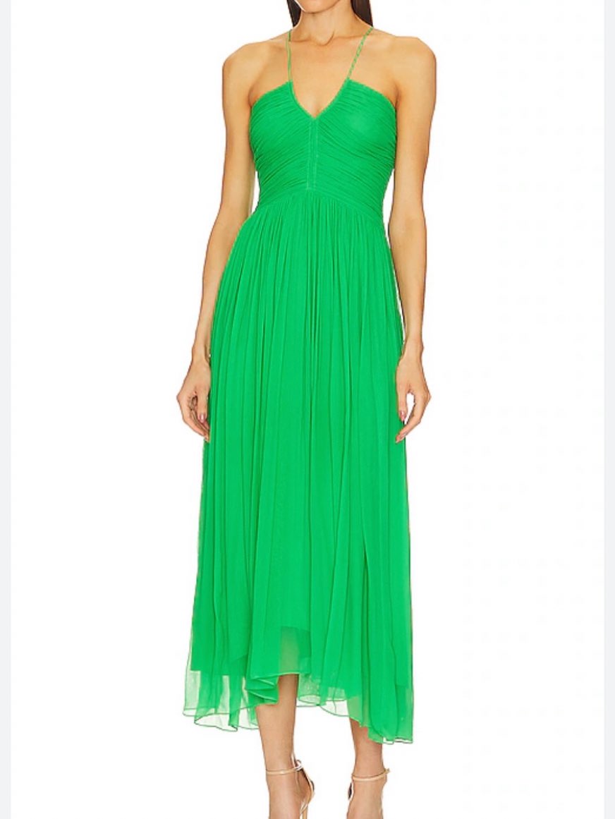 A.L.C Green Midi Dress