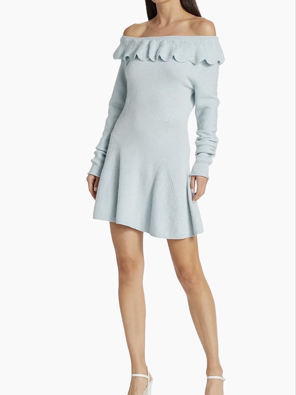 LSF Scalloped Sweater Dress