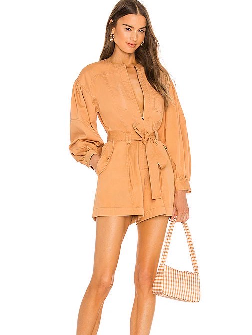 Brown/orange romper