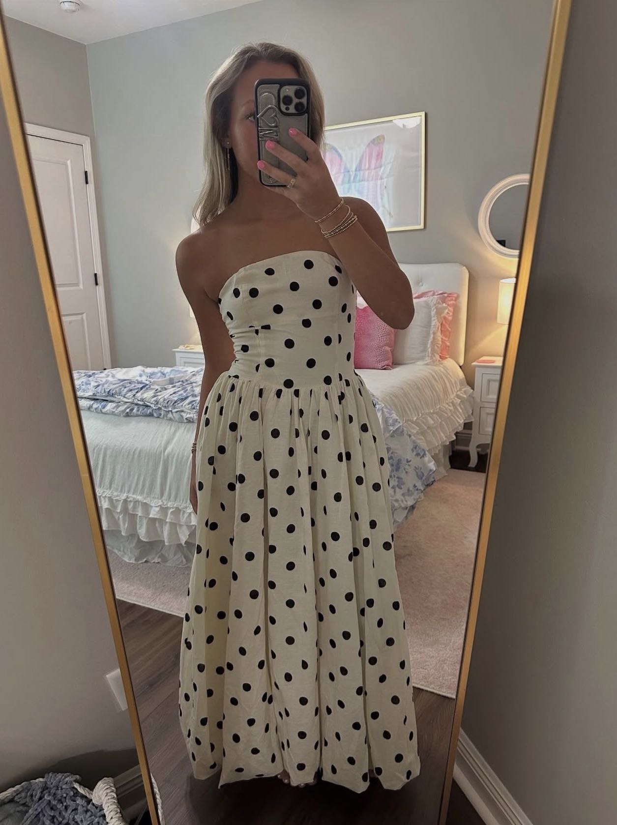 Polka Dot Maxi Dress