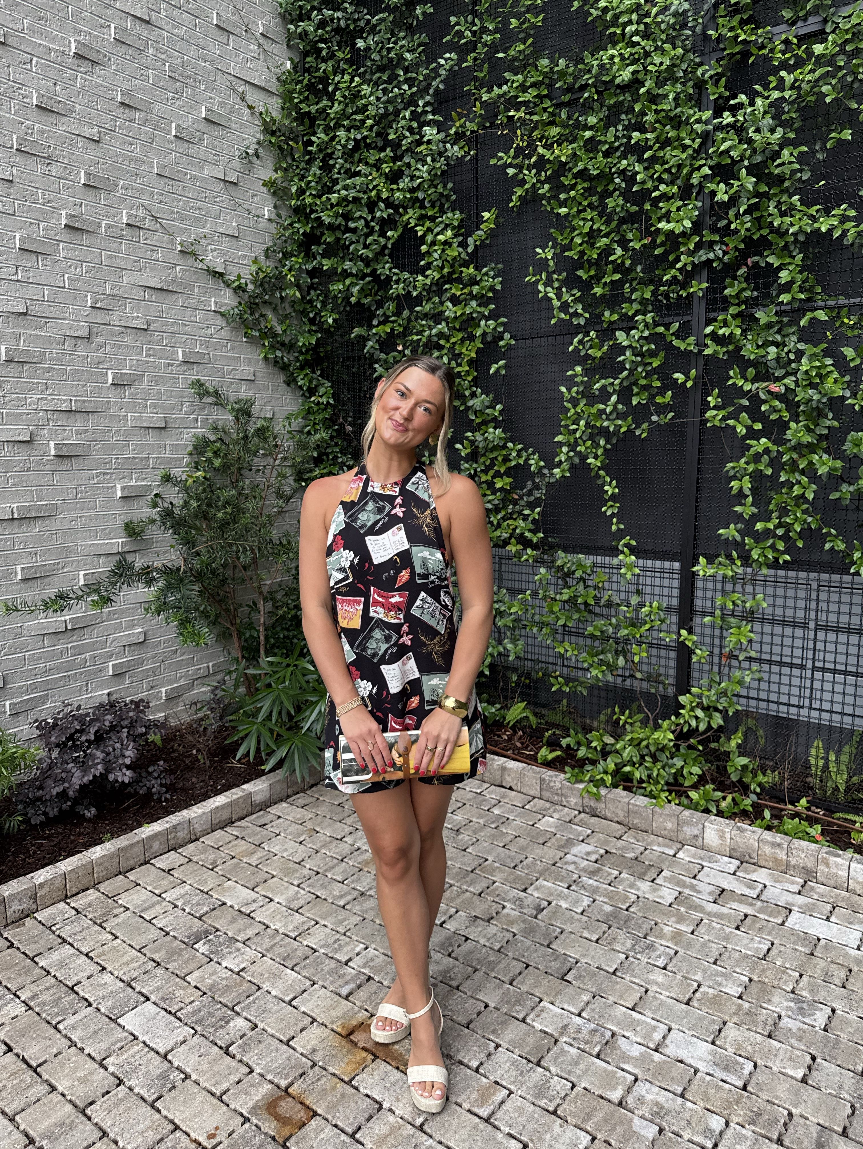 Reformation Avielle Postcards Dress