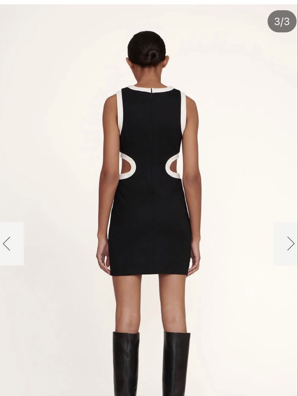 Black Cutout Mini Dress