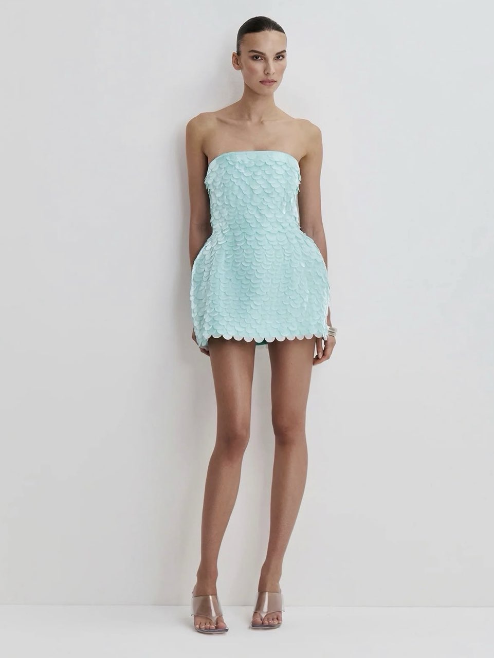 Blue Sequins Dress