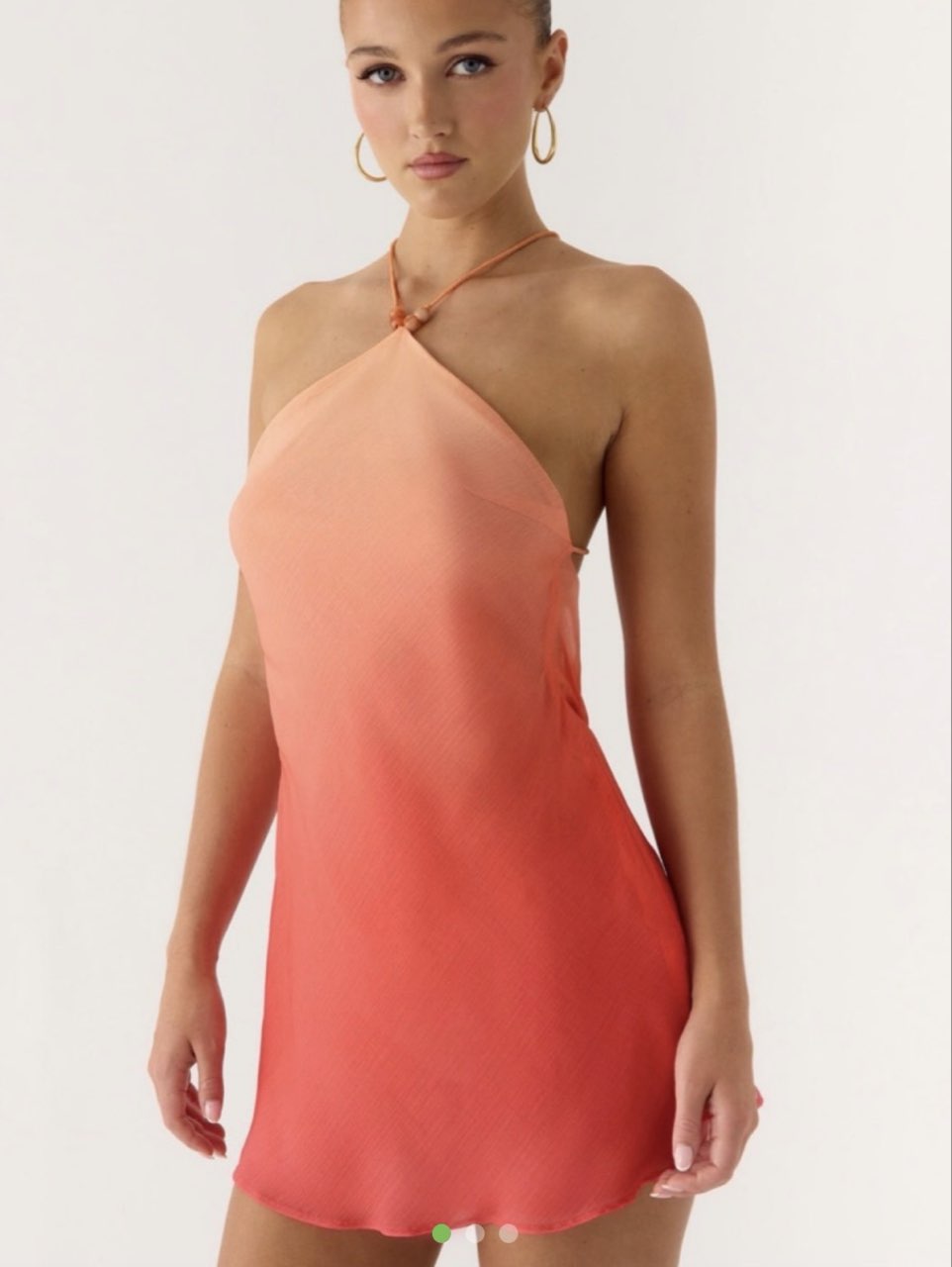 Palm Sugar Beaded Mini Dress- ombré