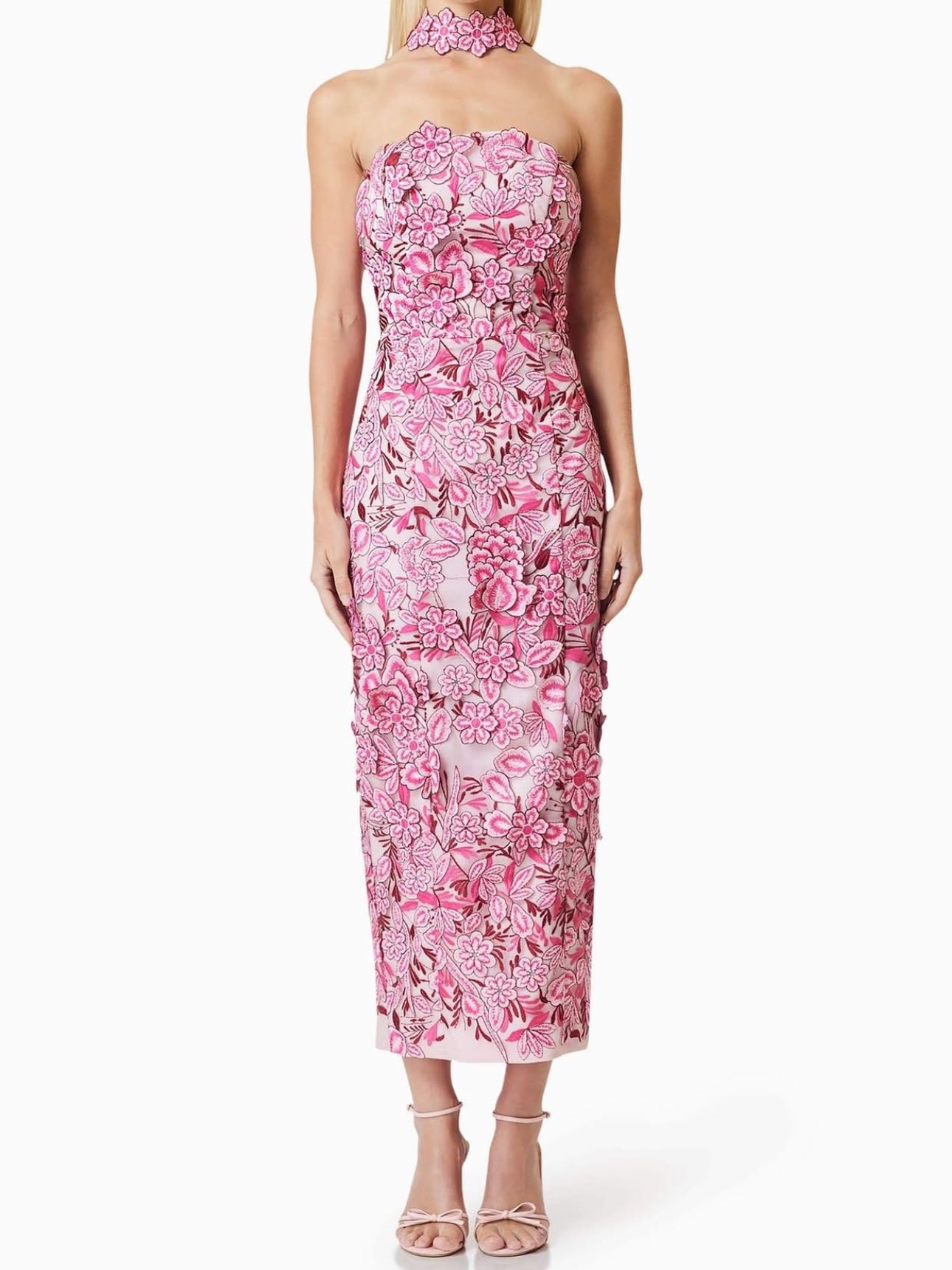 Roseate Cocktail Midi Dress