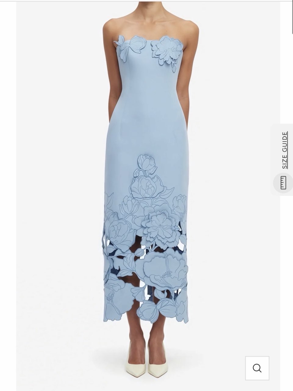 Blue formal midi