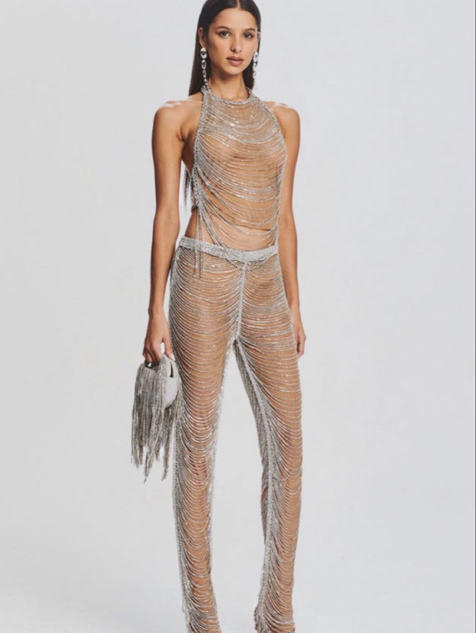Silver Chainmail Jumpsuit