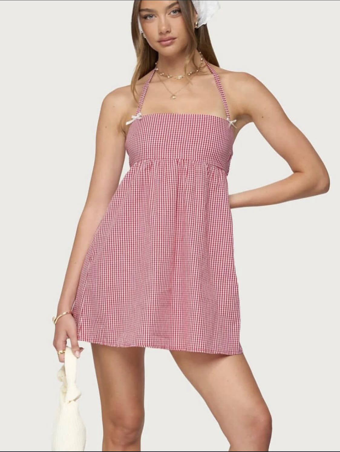 Edikted gingham dress