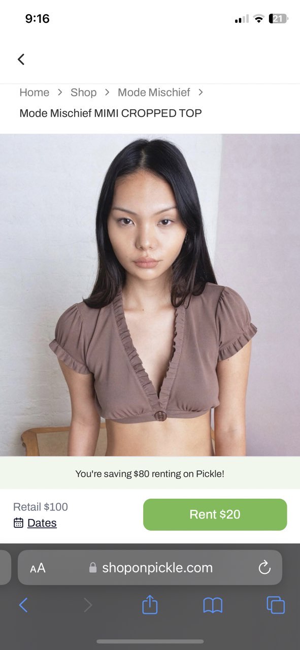Mimi Cropped Top