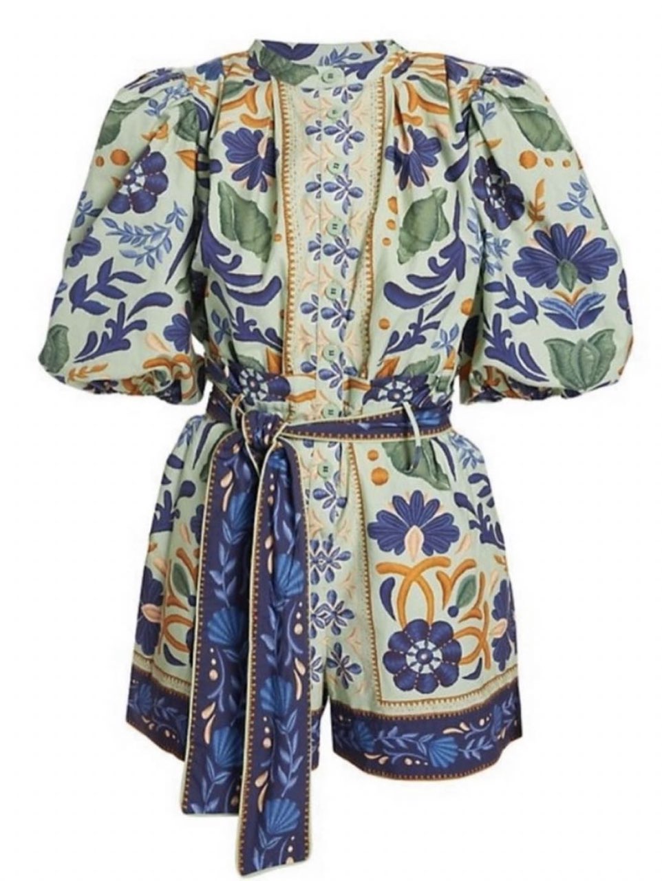 Ocean Tapestry Romper