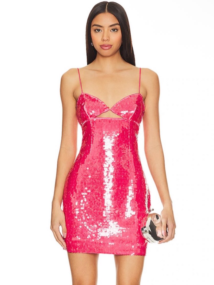 Susana Monaco Sequin Azalea Mini Dress