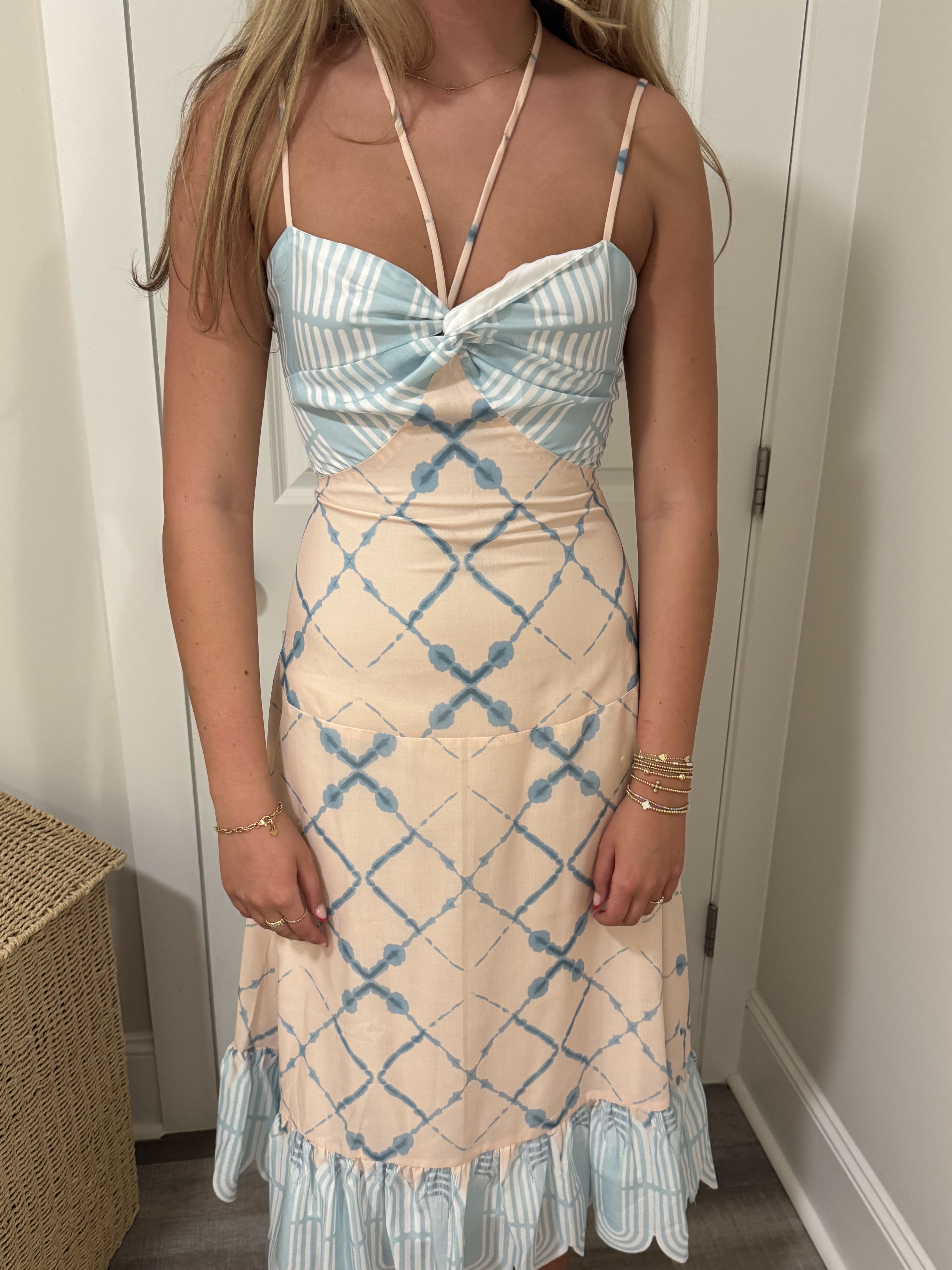 Light blue maxi