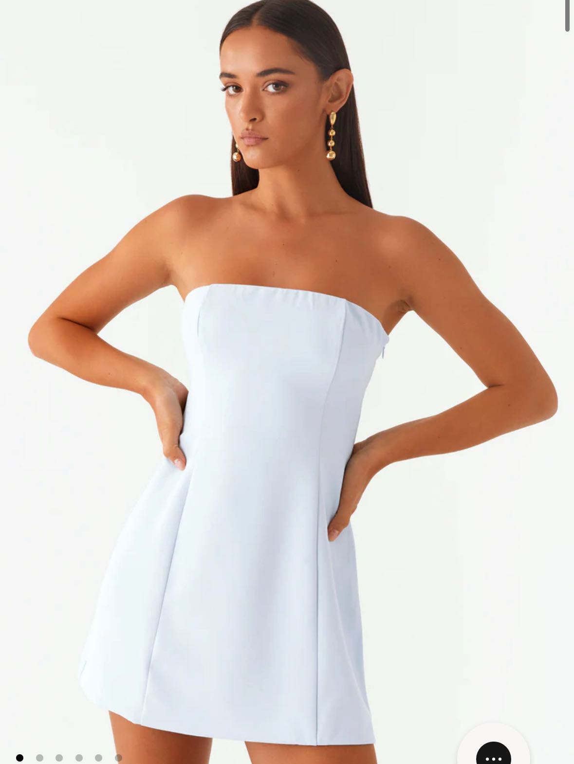 Light blue mini dress