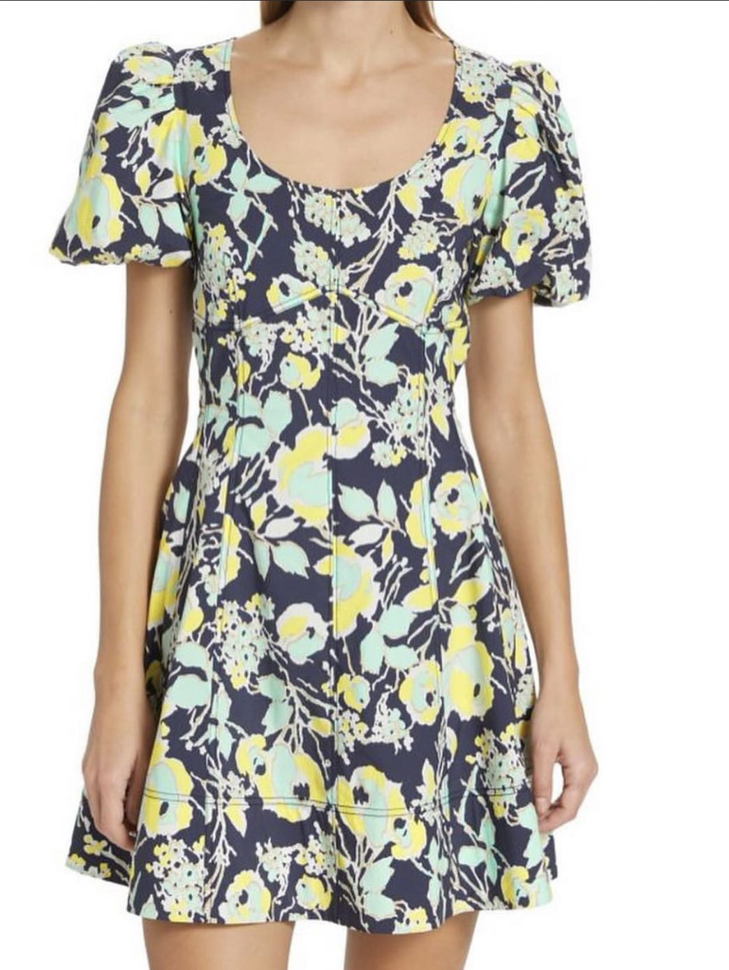 Tanya Taylor floral mini dress