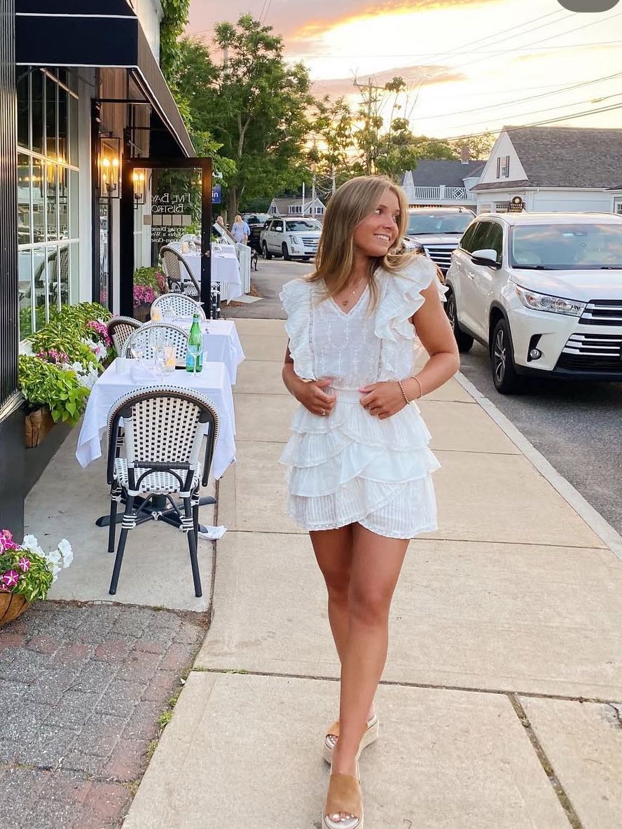LoveShackFancy White Mini Dress