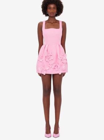 Leo Lin Piper Floral Pink Mini Dress