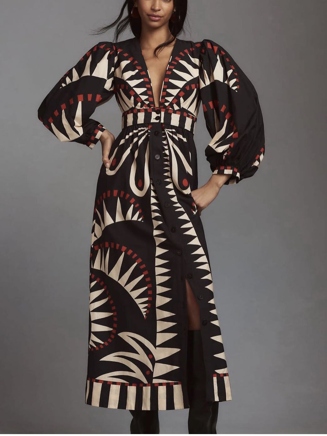Renting farm Rio maxi dress
