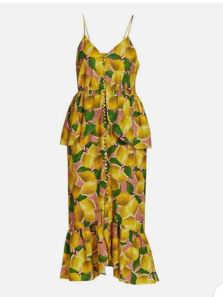 Farm Rio Fresh Lemons Midi
