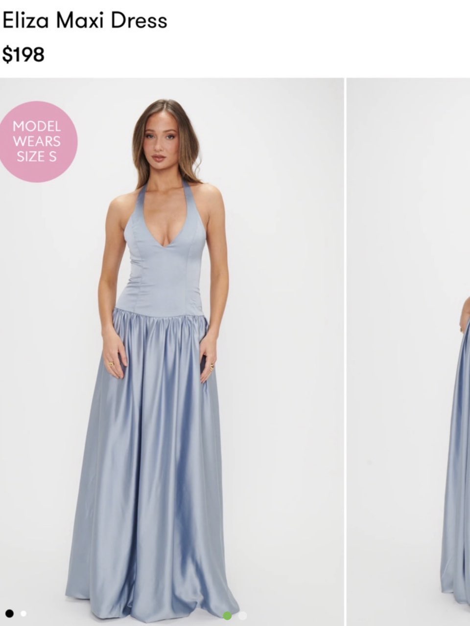 ShowMeYourMumu Drop waist gown