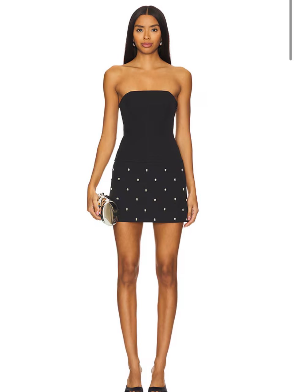 Black mini dress