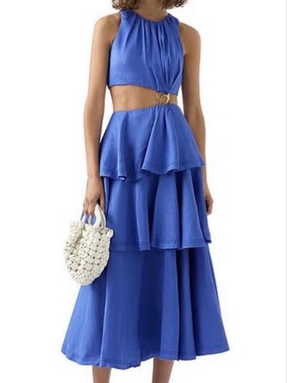 Aje blue dress